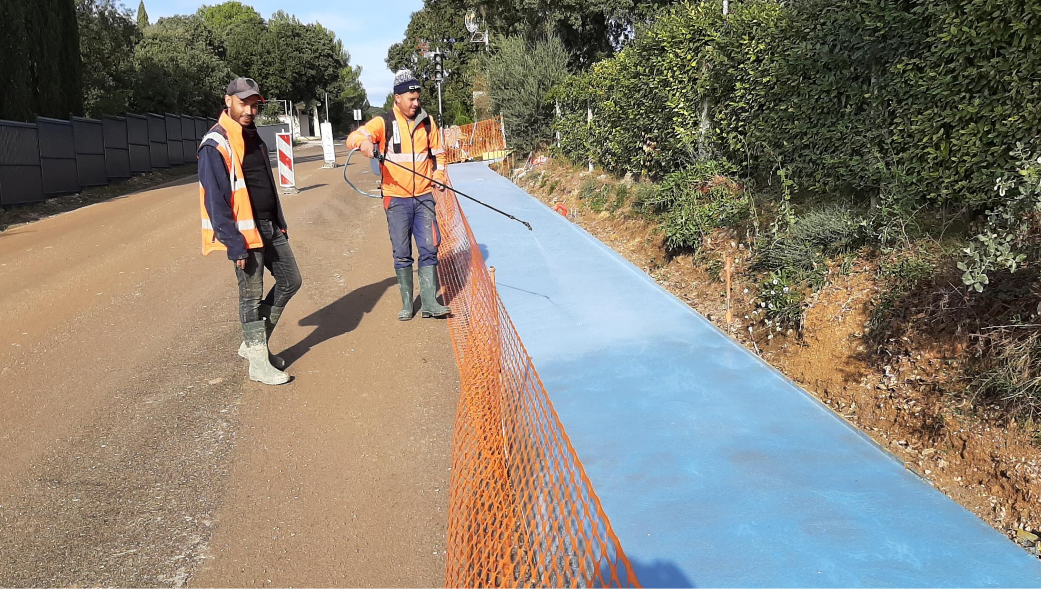 Trottoirs route de Grabels
